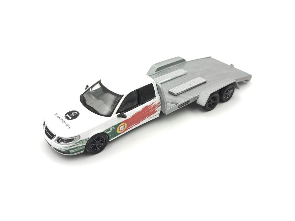 Saab 9-5 2006 car transporter (Solstad) Portugal / cavaleiro.pt – Lidhult / Cararama